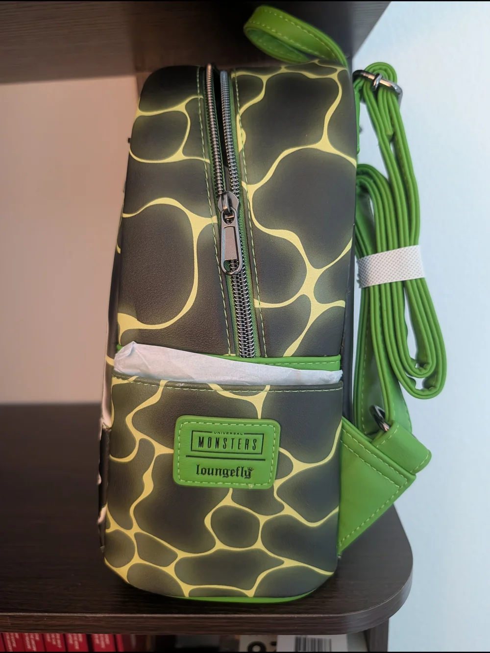 Loungefly Green Monster Graphic Mini Backpack